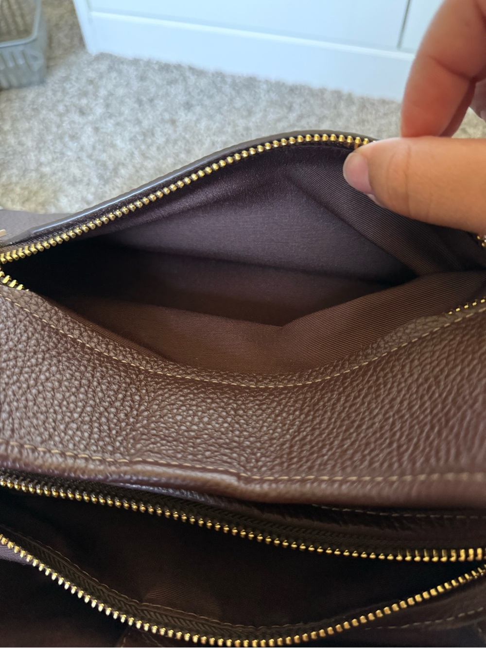 Coach Erin Shoulder Bag in Maple - Picture 7 of 12